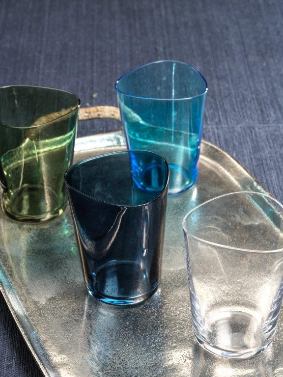 Triangular Glass Tumbler 400 ml - Image 3