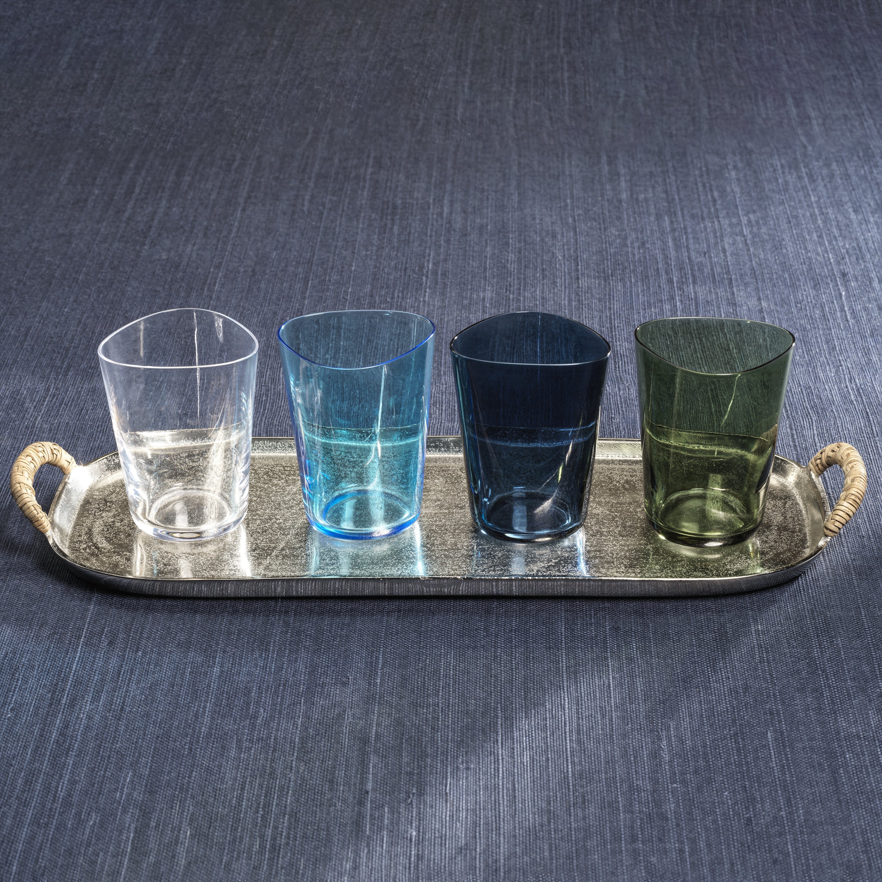 Triangular Glass Tumbler 400 ml - Image 2