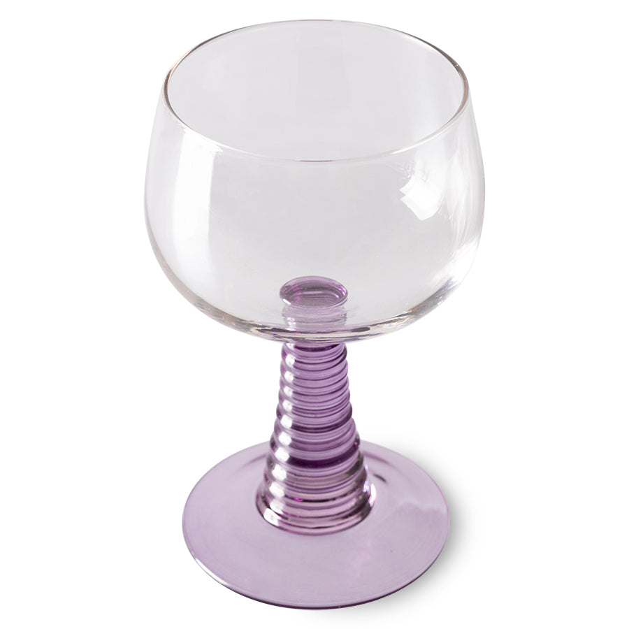Purple Stem Wine Glass - Image 2
