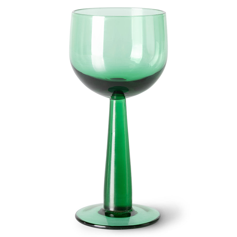 Tall Fern Green Wine Glasses - Set of 4 - Image 2