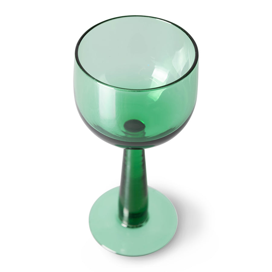 Tall Fern Green Wine Glasses - Set of 4 - Image 3